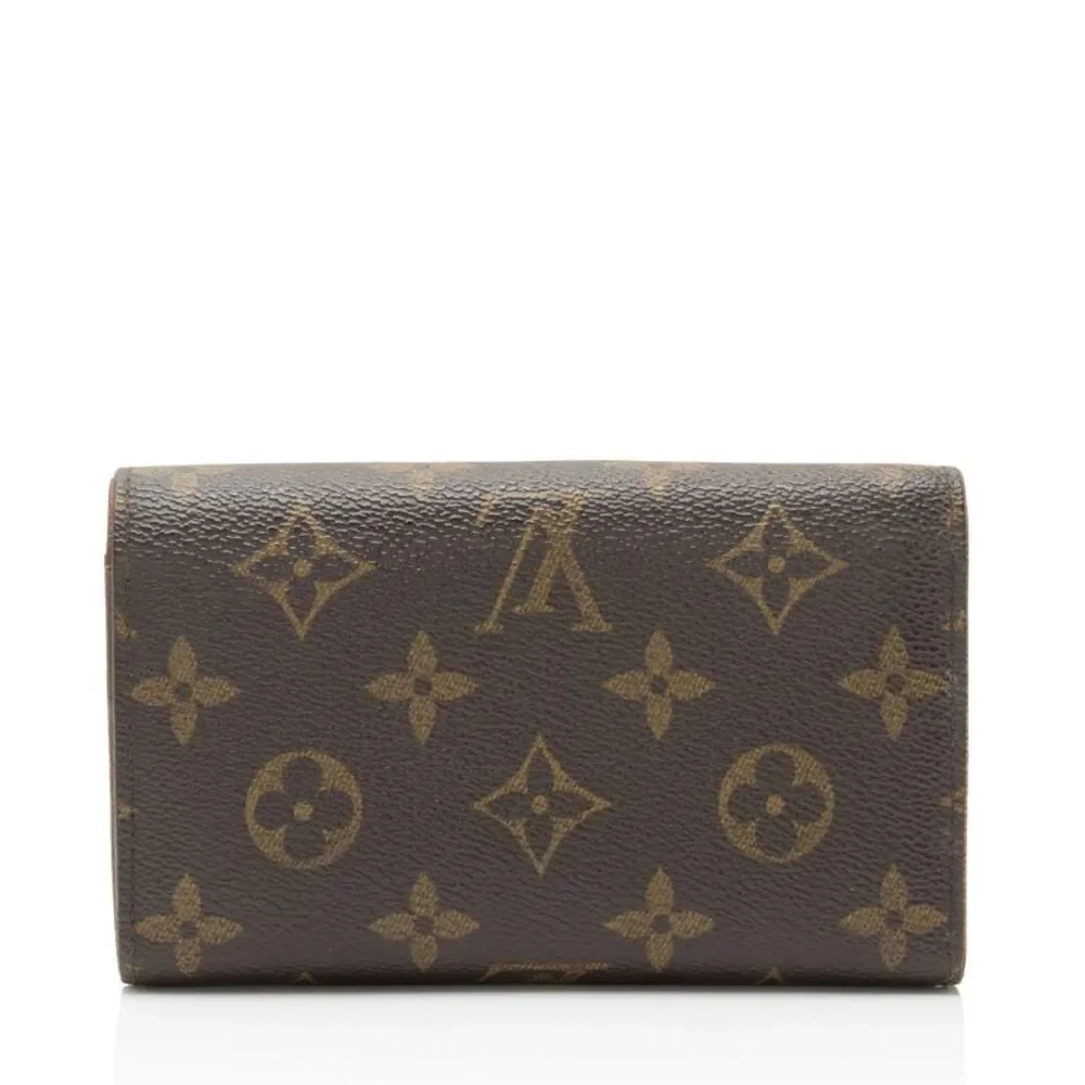 Louis Vuitton Vintage Monogram Canvas Porte Monnaie Tresor Wallet